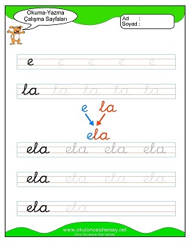 Elat Grubu Çalışma Sayfaları